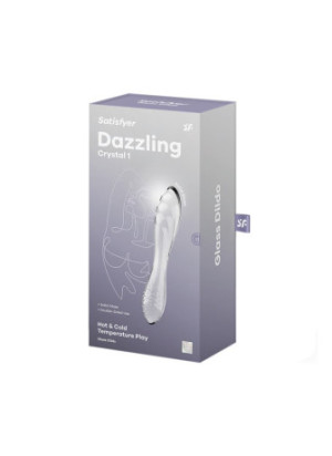 Gode en verre transparent haute qualité Dazzling Crystal 1 Satisfyer - CC597832